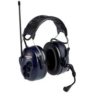 3M Cuffia con microfono PELTOR LiteCom Auricolare Wireless A Padiglione Nero, Blu