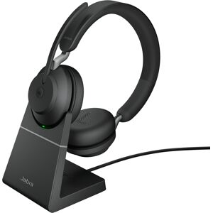 Jabra Cuffia con microfono Evolve2 65, MS Stereo Auricolare Wireless A Padiglione Ufficio USB tipo-C Bluetooth Nero [26599-999-889]