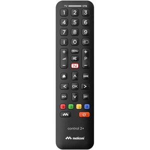 Meliconi Control 2+ telecomando IR Wireless TV, Set-top box TV Pulsanti