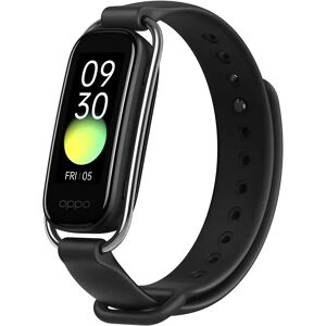 Oppo Band Style Tracker Smartwatch con Display AMOLED a Colori 1.1'' 5ATM Carica Magnetica, Impermeabile 50m, Pedometro Fitness 2 Cinturini Cardiofrequenzimetro, Versione Italia, Colore Black