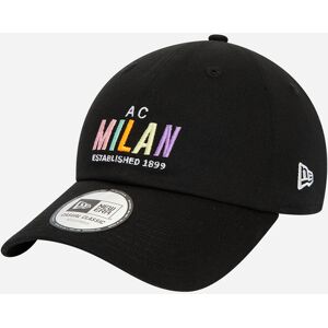 new era 9twenty Soccer Ac Milan Fangear M - Accessorio Calcio Ufficiale - Uomo - Nero OSFM