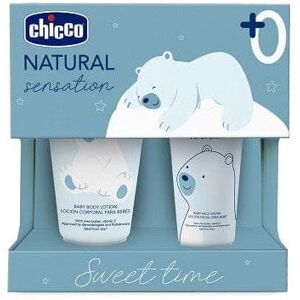 Chicco Baby Cosmetic Set 2 Pezzi Crema Corpo e Viso Sweet Time