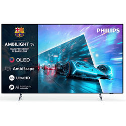 Philips 65OLED761/12 TV OLED, SMART TV, 65 ", Processore P5 AI Perfect Picture Engine, Classe F