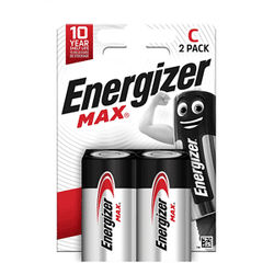 Energizer BATTERIA MEZZATORCIA MAX Tipo C 2 PZ