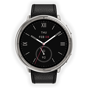 AMAZFIT SMARTWATCH ACTIVE 2 ROUND PREMIUM, BLACK