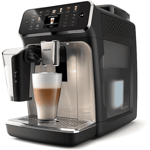 Philips Series 5500 LatteGo EP5547/90 MACCHINA CAFFÉ AUTOMATICA, Nero, Cromato