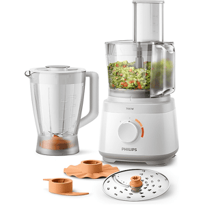 Philips Daily Collection HR7320/00 ROBOT DA CUCINA, 700 W, capacità ciotola 2,1 l, Bianco
