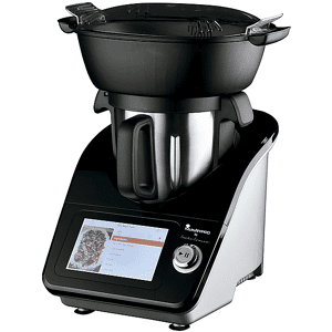 MASTERPRO Robot T1000 by Cracco ROBOT DA CUCINA, 1000 W, capacità ciotola 4,5 l, Nero