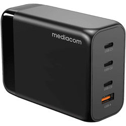 Mediacom CARICABATTERIA MD-A240 da 100W, Nero