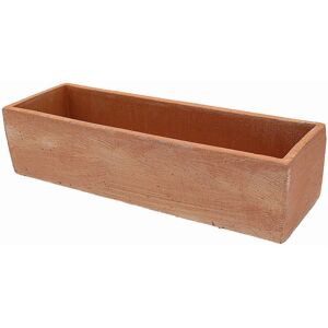 Fioriera da esterno Mignon in terracotta terracotta 6x25x8,5 cm