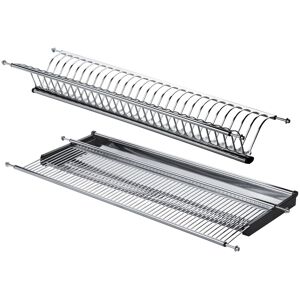 Scolapiatti in acciaio inox per pensili da 60 cm