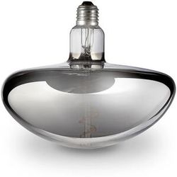 Lampadina LED E27 decorativa Decanter Round 120 lm argento