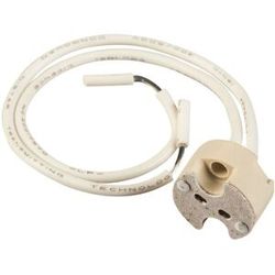 2 portalampada 24 V in steatite, attacco G4 e GZ4 GX5.3 G6.35 GY6.35 avori