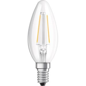 Osram General Lighting Lampadina LED E14 forma a candela Osram 250lm bianco caldo