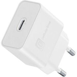 Caricabatterie da rete Samsung Cellularline Super Fast Charger 25W bianco