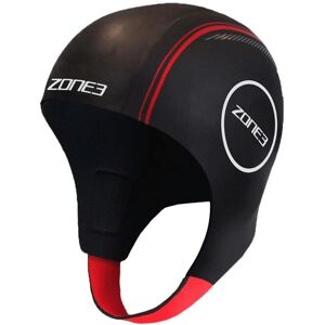 Cuffia da nuoto Zone3 nera rossa, Taglia M Unisex