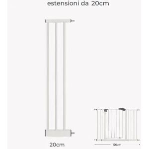 Nuvita 7552 - Estensione per cancelletto 7550 - 20 CM