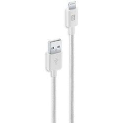 Cellular Line Cavo Telato USB to LIGHTNING 150 cm Usbdatabratol15w Bianco