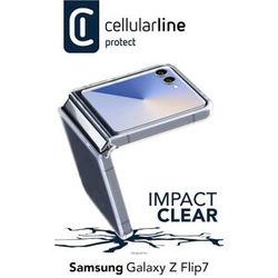 Cellular Line Custodia Galaxy Z Flip7 Impact Clear Trasparente