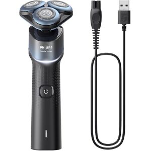 Philips Rasoio Elettrico Wet & Dry X5006 Nero metallizzato/ Acquamarina