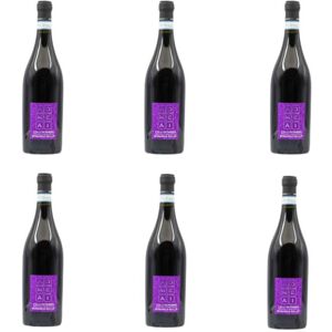 Amadei Cartone Da 6 Bottiglie - Colli Di Parma Bonarda - D.O.C. Dolce - Leggermente Frizzante