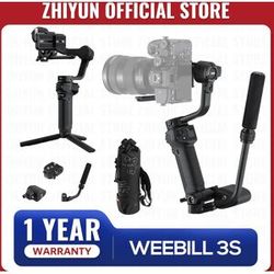 ZHIYUN Weebill 3S ufficiale Weebill 3S stabilizzatore per fotocamera a 3 assi Gimbal palmare Bluetooth Control Fill Light per fotocamere Mirrorless DSLR Standard Package