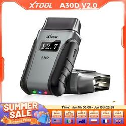 XTOOL Anyscan A30D Scanner Automobilistico Wireless con Aggiornamenti Gratuiti a Vita, Lettore di Codici OBD2 Bidirezionale con 19 Funzioni di Reset, FCA CAN FD Bluetooth A30D