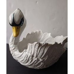Cigno in maiolica Bassano