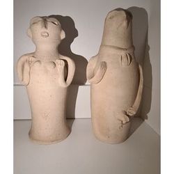 2x sculture in terracotta Joan Planells Daifa Ibiza
