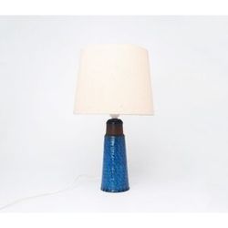 Lampada da tavolo in terracotta blu di Nils Kähler