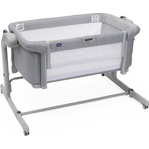 Chicco 7087041720000 Next To Me Magic Evo Lettino Culla Neonato Da Campeggio, Viaggio, Portatile Fianco Letto Per Co-Sleeping Con Ruote Colore Grey Mist