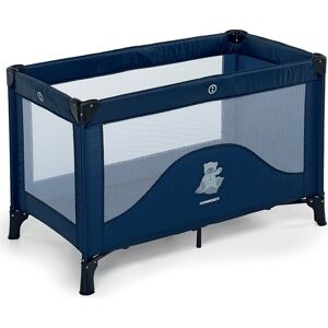 Foppapedretti 8700420001b Lettino Culla Neonato Da Campeggio, Viaggio, Portatile Pieghevole + Borsa Colore Blu - Teddytour