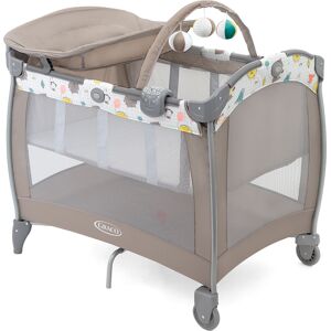 graco 9d898btleu Lettino Culla Neonato Da Campeggio, Viaggio, Portatile Con Ruote + Accessori E Borsa Colore Bear Tales - Countour Electra