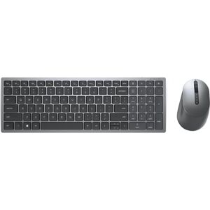 Dell Km7120w-Gy-Itl Tastiera Standard Rf Senza Fili + Bluetooth Qwerty Grigio Titanio Mouse Incluso - Km7120w-Gy-Itl