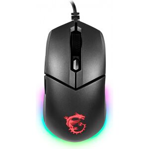 MSI S12-0401650-Cla Mouse Gaming Usb Ottico 6 Tasti 5000 Dpi Lunghezza Cavo 1.8 Mt - S12-0401650-Cla Clutch Gm11