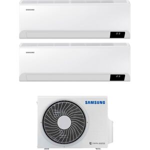 Samsung Ar12txfyawk + Ar12txfyawk + Aj050txj2kg Climatizzatore Dual Split Inverter 12000 + 12000 Btu Condizionatore Con Pompa Di Calore Classe A+++/a++ Gas R32 Wifi (Unità Interna + Unità Esterna) - Ar12txfyawk + Ar12txfyawk + Aj050txj2kg Cebu