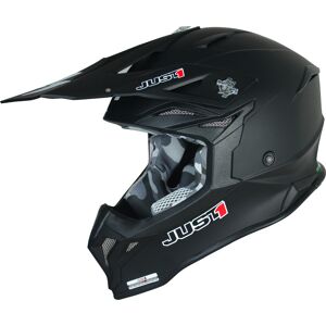 Just1 J39 Solid Casco Motocross Nero M