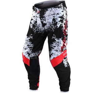 Lee SE Ultra Grime Pantaloni Motocross Nero Bianco Rosso 30