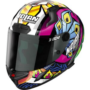 Nolan X-804 RS Ultra Carbon Chaz Davies Replica Casco Multicolore L