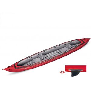 Gumotex Canoa Gonfiabile Seawave Rosso Con Pinna 044119-R (5c/11c)