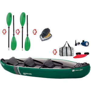 Sevylor Canoa Gonfiabile Adventure Plus + 2 Pagaie Touring-2 Div. In 2 Parti + Pompa 2000016740