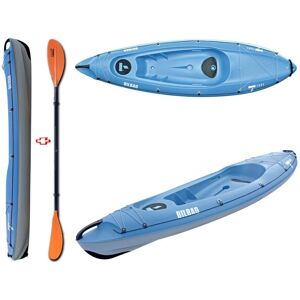 Tahe - Bic Sport Canoa Rigida Bilbao Blue/grey 107052 + Pagaia Touring-1 Fissa Tahe / Bic Sport