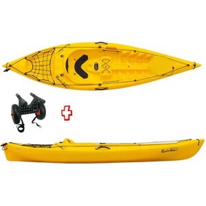 Canoa Rigida Easy Expedition + Carrellino Rainbow