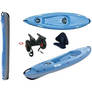 Tahe - Bic Sport Canoa Rigida Bilbao Pack Blue/grey 112841 + Carrellino + Schienalino Standard Tahe / Bic Sport
