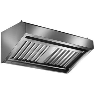 Aluminox Sas Cappa di Aspirazione Snack Senza Motore - Cm 90 x 320 x 45 h - N° Filtri 5 500 x