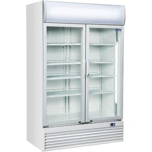 CoolHead Armadio Refrigerato Ventilato per Bibite - Porte a Vetro a Battente - Capacità