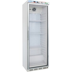 FORCAR Armadio Refrigerato ER400G con Porta in Vetro 350 Litri - Temp. +2° +8° C