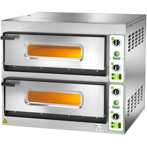 FIMAR Forno Elettrico per Pizza Doppia Camera - 4 + 4 Pizze - Cm. 90 x 78,5 x 75 h
