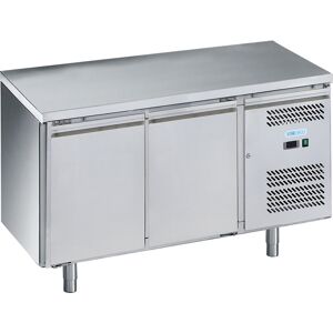 Forcold Tavolo Refrigerato Ventilato 2 Porte - Temp -2° +8°C - Capacità Lt 282