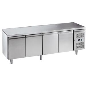 Forcold Banco Frigo Ventilato 4 Porte - Temp -2° +8°C - Capacità Lt 553